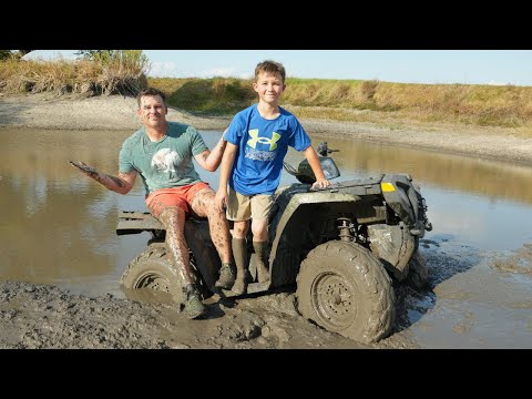 Jumping Motorcycle into Mud Pit | Sneak Peek of New Vehicle