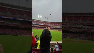 I came SO CLOSE to this Matt McLain HOME RUN #mlb #baseball #reds