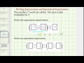 Understanding Expressions and the Distributive Property