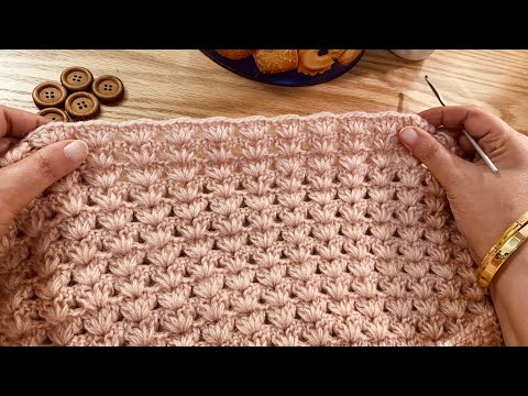 Crochet Vintage Crochet Stitch for Beginners with Alize Angora Gold Batik