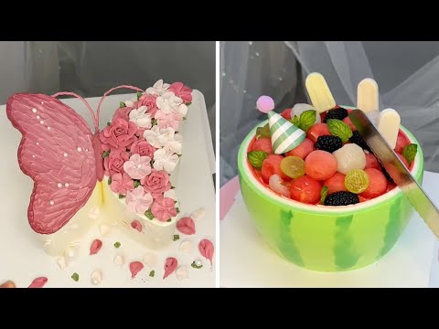 Easy & Quick Cake Decorating Tutorials for Everyone | Yummy Chocolate Cake Decorating Recipes