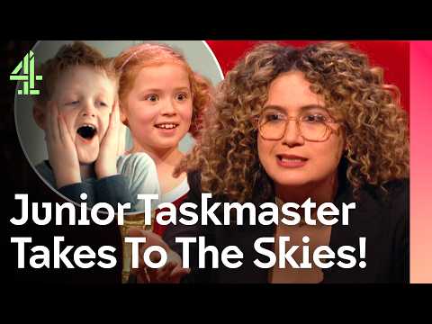 Rose Matafeo & Mike Wozniak's SNEAKY paper planes task! | Junior Taskmaster | Channel 4