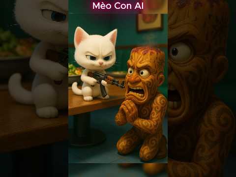 Mèo con và giang hồ Tung Tung Tung Sahur #meocon #meoconai #meow #meo #aicat