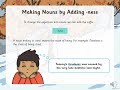 Transforming Adjectives to Nouns