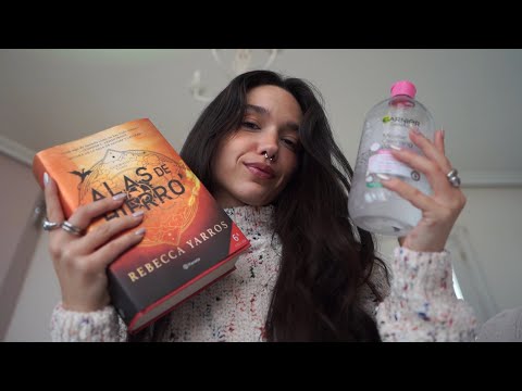 ASMR te pongo a dormir | Atención personal EXTREMA  (skincare, masajes de manos y lectura inaudible)