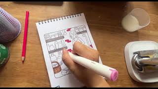 Drawing beautiful pictures with teaAcher Tam part 141