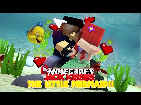Minecraft Adventure - JACK KISSES THE LITTLE MERMAID!!!