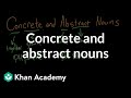 Concrete vs. Abstract Nouns Explained