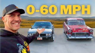 0-60 Showdown......The Fastest Classic Car Wins!