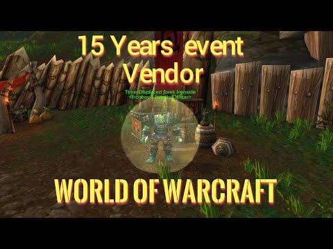 WoW Battle for Azeroth/Secret vendor for 15 Years...