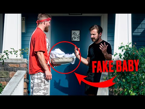 Leaving a Fake Baby at Strangers’ Houses