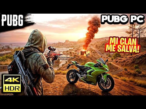 PUBG PC pero MI CLAN me SALVA en MIRAMAR con JUGADAS AVANZADAS! 😎 GAMEPLAY GRAFICOS al MAXIMO!