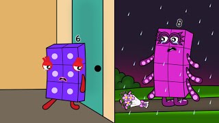 Please give me one more chance, Numberblocks 6 - Numberblocks fanmade coloring story