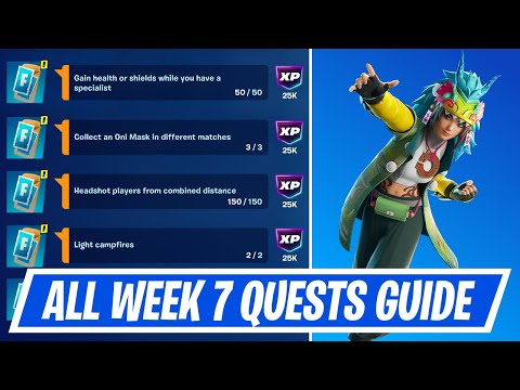 Fortnite Complete Week 7 Quests - How to EASILY Complete Week 7 Challenges in Chapter 6 Season 1