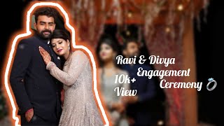 Engagement ceremony 😍 Ravi & Divya #shorts #engagement #couples