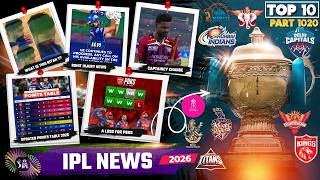 IPL 2026 BIG Updates: PBKS lost vs RR,LSG Captain change,MI vs SRH,Riyan Parag Video,IPL Replacement