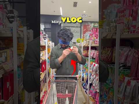 Blind Shopping In Mall 🧑‍🦯🤫 !! #foodchallenge #shopping