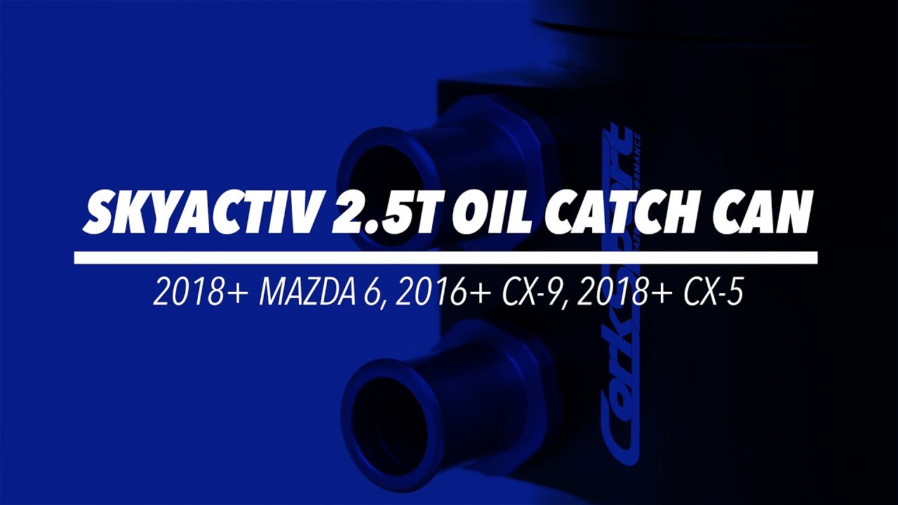 Skyactiv Mazda 6 Oil Catch Can Video