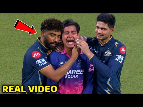 Shubman & Siraj Heart Touching Gesture When Vaibhav Suryavanshi Crying Like Baby after RR Lost