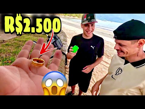 Mais DE R$2,500 DE OURO Encontrado Com Detector De Metais