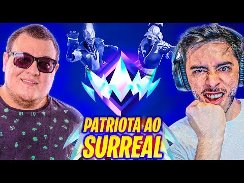 VAMOS EM BUSCA DO PATRISURREAL EM MAIS UMA PARTIDA RANQUEADA DE FORTNITE COM PATRIOTA