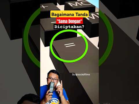 Bagaimana tanda "sama dengan" diciptakan? #shorts #education #math #mathematics