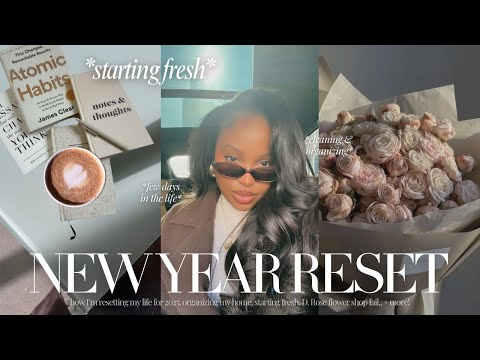 VLOG ✨ how I'm resetting my life for 2025, organizing my home, starting fresh + more