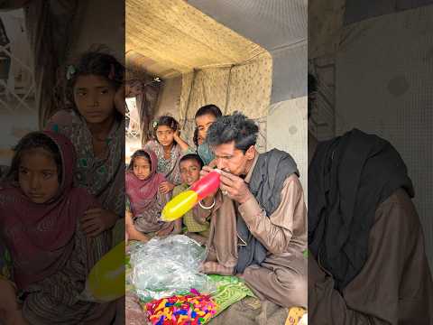 How a Homeless Family Survives by Making Balloons #shorts #shortsfeed