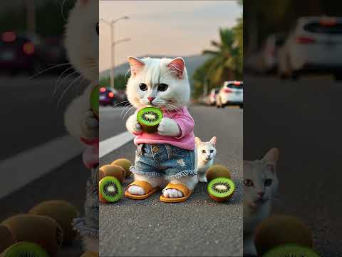 Adek ada monster pisang#funny #cat #comedy #lucu #shorts #cute