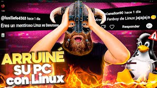 Linux dañó su PC y me están culpando!🤯
