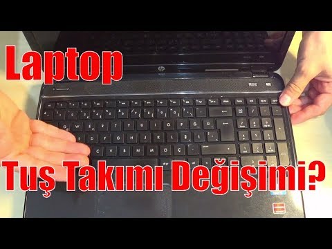 (TURKISH) Laptop Tuş Takımı Değişimi Nasıl Yapılır? Hp Pavilion G6 Tuş Takımı Değişimi