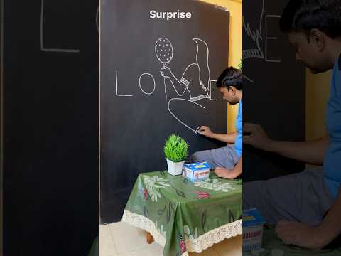 Learn to draw a mother giving a surprise gift to her daughter 🧒 #drawingtutorial #art
