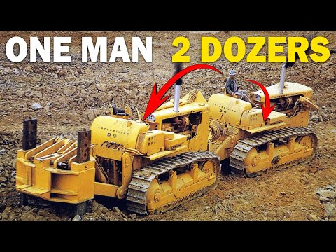 Two Dozers, One Operator (CAT DD9G) ⯮ BEST OF MINING SHORTS (JUNE 2024)