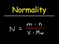 Understanding Normality in Chemistry