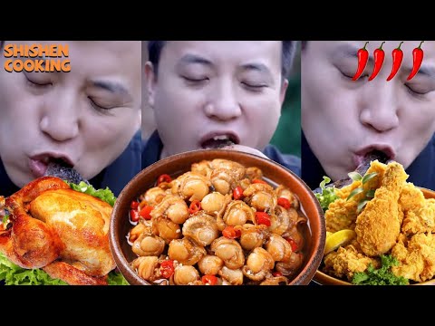 Village Funny Mukbang ｜Grilled Stone Food ｜Wild Cooking ｜Cooking And Eating Special Food Collection