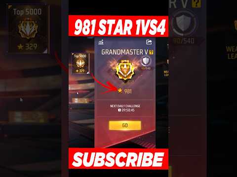 CS RANK 981🏆🥇STAR पर 1VS4😲  NADER🤬 ने कर दिया 2-3  😰क्या DOUBLE AWM कर पायेगी कमाल #shorts #short