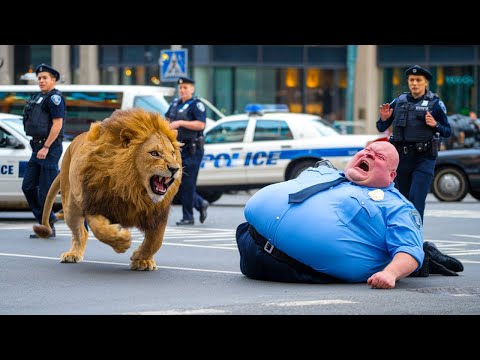 5 policiais devorados vivos por animais mortais