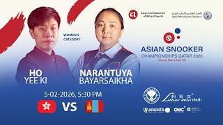 Asian Snooker Championships 2026 -  WOMEN - SEMI FINAL