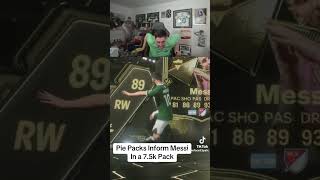 Pieface packs inform Messi on EA 25