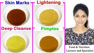 TOP 5 face Masks for FAIR, CLEAR, GLOWING and HEALTHY skin | GLASS SKIN | DIY face packs