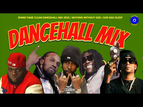 Dancehall  Motivation Mix 2025 (Clean) Nothing Without God - Popcaan, God Nah Sleep - Mavado