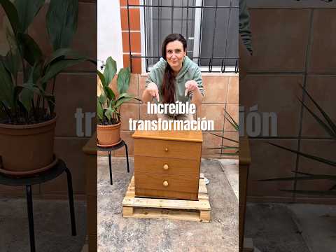 Increíble Transformación de Mesita #transformation #melamina #pintarmuebles #mesita #dormitorio #diy