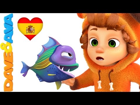 🐟 Canciones Infantiles | 12345 Atrapé un Pez de un Brinco | Canciones Para Bebés de Dave y Ava 🐟