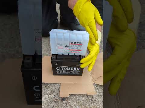 New battery for the bike #mechanic #repair #bike #battery #diy