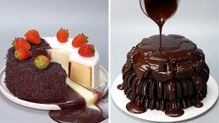 Mouthwatering Chocolate Cake Recipes 🍫 Oreo & Strawberry Cake Decorating Tutorials