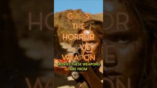 HORROR WEAPONS QUIZ #2 #quiz #horror #scary #test #movies #cinema #genius #hard #creepycozy