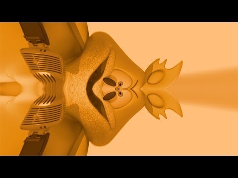 ORANGE Gummibär REVERSE FISHEYE SPECIAL REQUEST Danish HD Gummy Bear Song