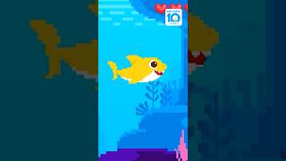 8-Bit ลูกฉลาม (เร็วx1.5)🦈 #shorts #pinkfongthai