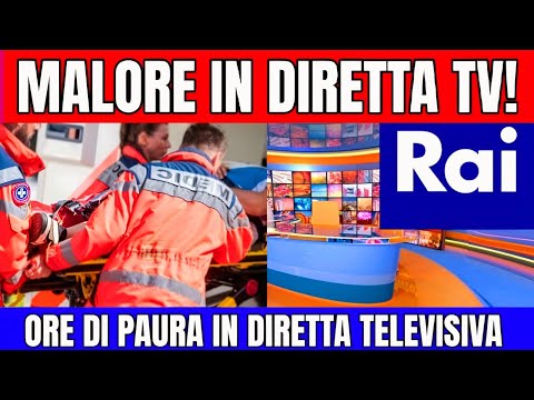 MALORE IN DIRETTA DURANTE LA TRASMISSIONE RAI! - ORE DI PAURA😱