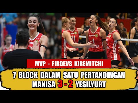 MVP - FIRDEVS KIREMITCHI 🔥 MANISA 3-2 YESILYURT, HASIL PERTANDINGAN DAN KLASEMEN LIGA 1 TURKI